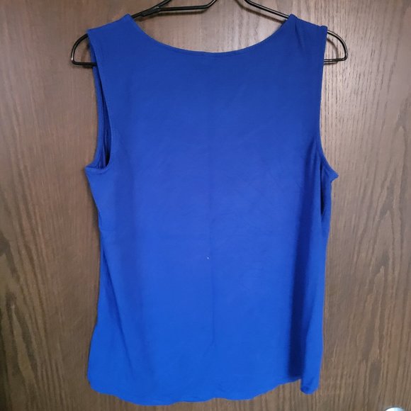Calvin Klein Soft Cobalt Blue Tank Top Size XL - Picture 3 of 6
